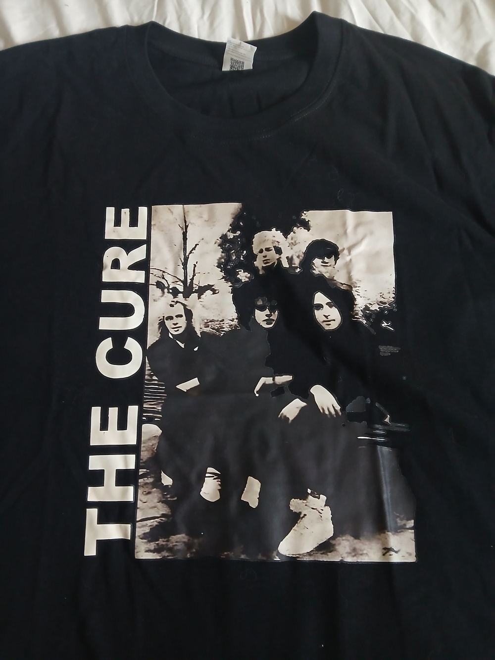 The Cure  Black Graphic Band Tee